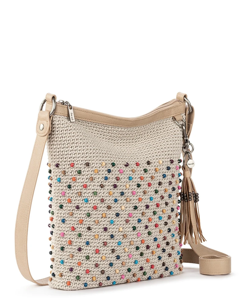 The Sak Women's Lucia Crochet Medium Crossbody Bag
