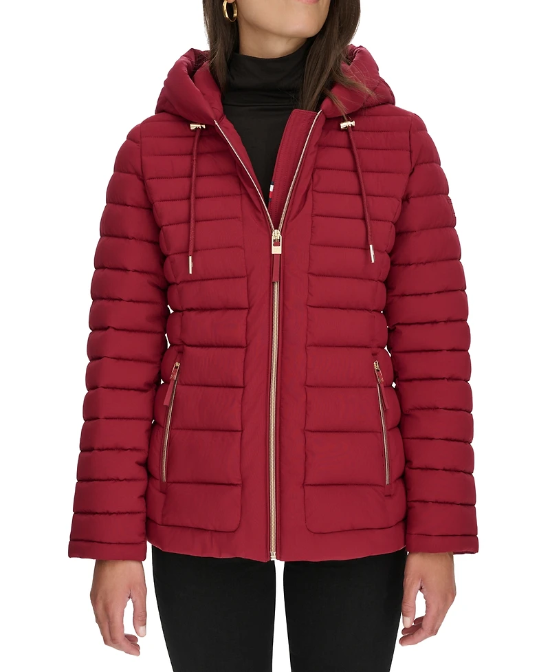Tommy Hilfiger Women's Hooded Packable Puffer Coat