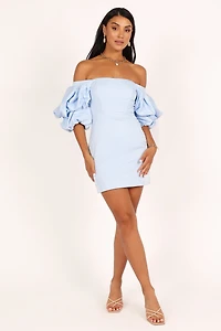 Fern Puff Sleeve Mini Women's Dress