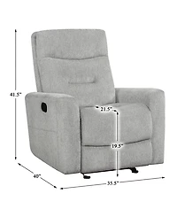 Homelegance White Label Borneo Glider 36" Reclining Chair