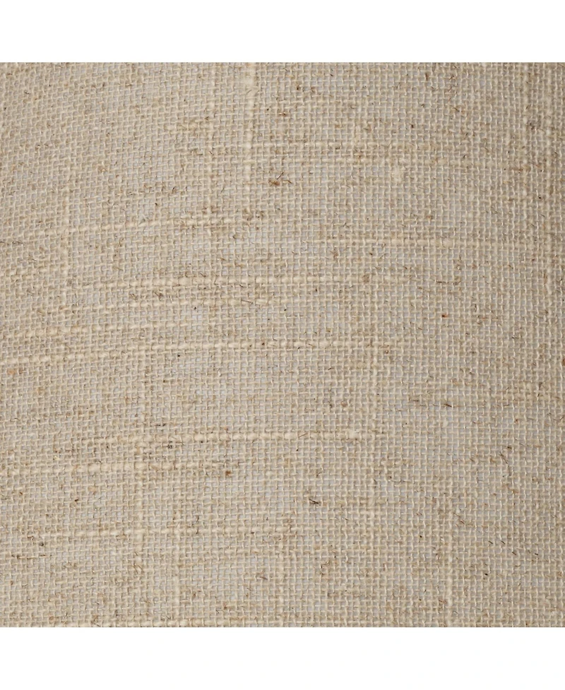 Springcrest Empire Lamp Shade Fine Burlap Large 6" Top x 21" Bottom x 13.5" High Spider Fitting with Replacement Harp and Finial