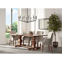 Franklin Iron Works Milanese Slender Black Chandelier 37 1/2" Wide Modern Industrial 12-Light Candelabra Fixture for Dining Room