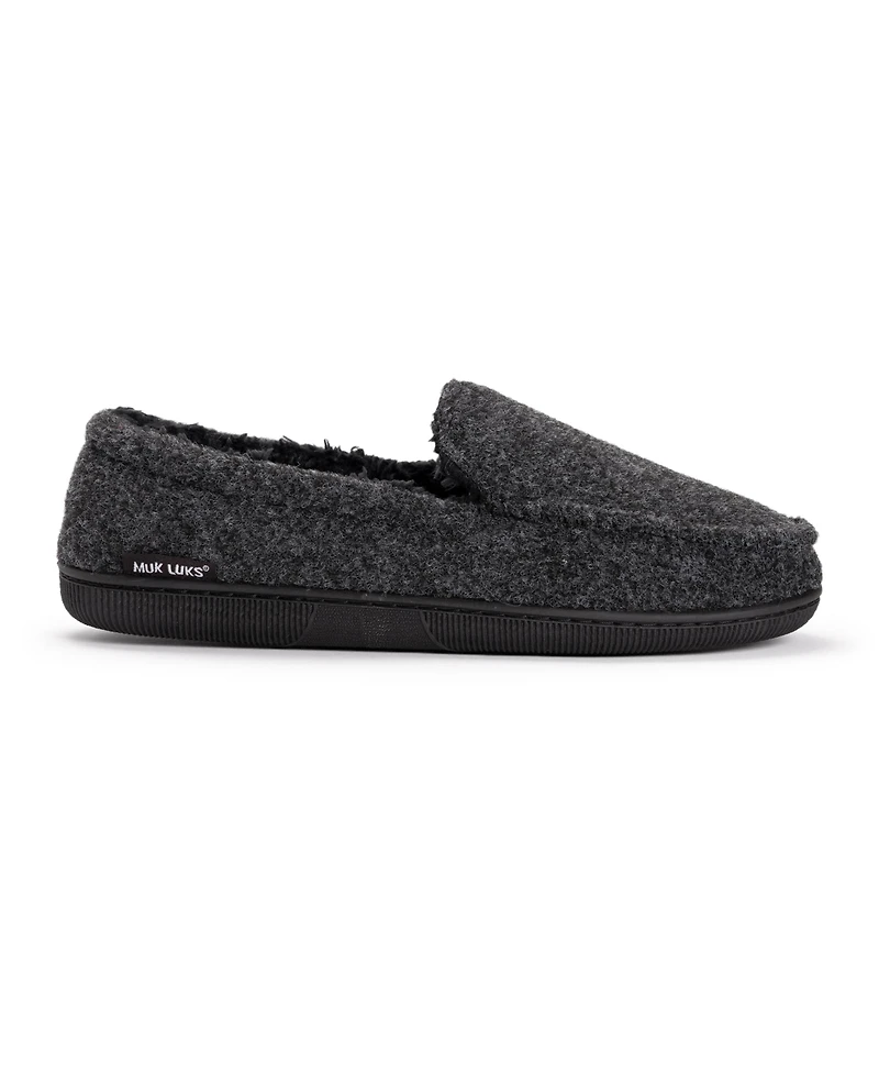 Muk Luks Men's Faux Wool Moccasin Slippers