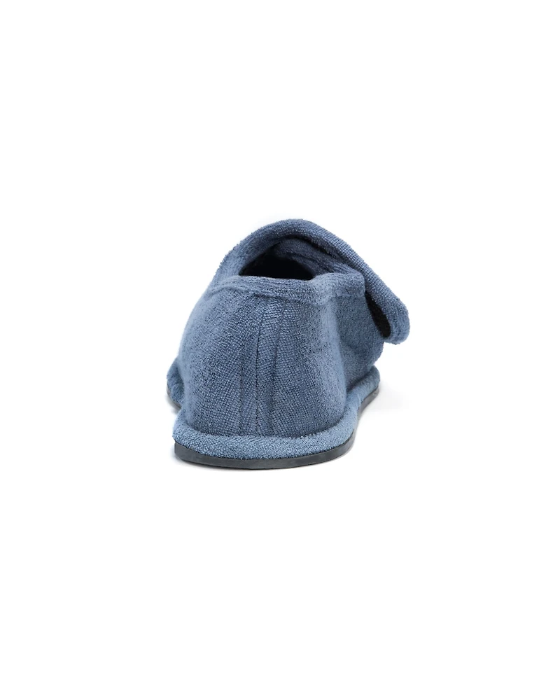Muk Luks Men's Terry Open Toe Velcro Slippers