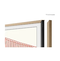 Samsung 55" The Frame Customizable Bezel In Modern Teak - VGSCFA55TK