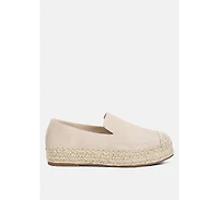 Ellerie suede flatform heel espadrilles