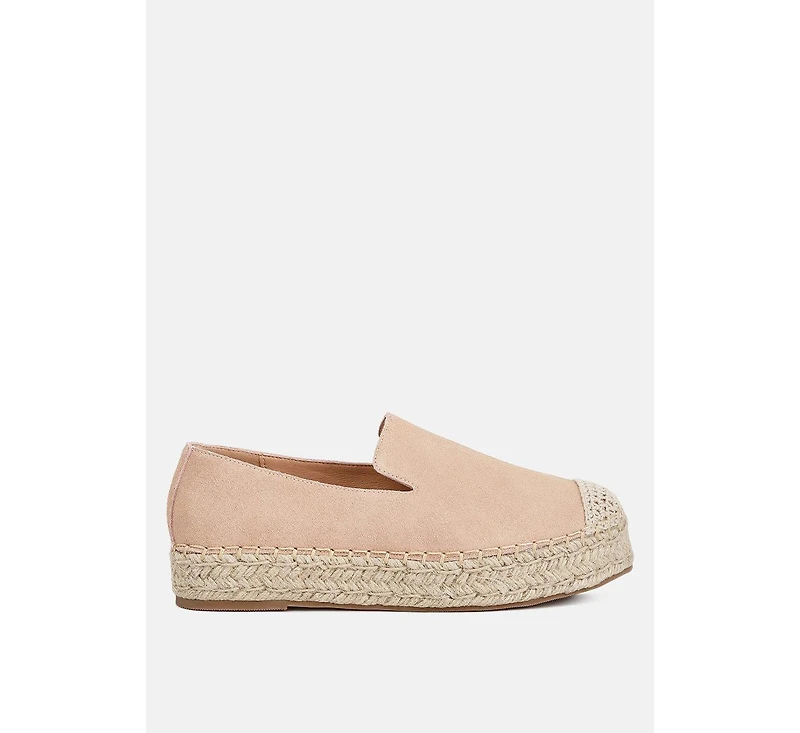 Ellerie suede flatform heel espadrilles