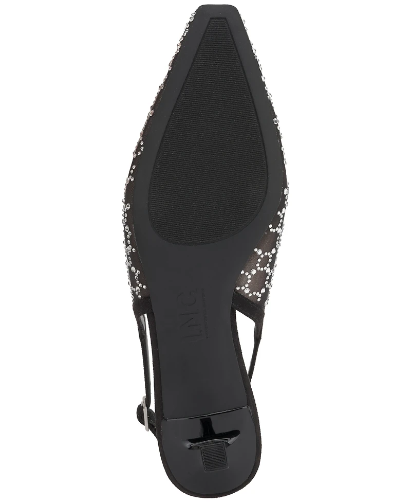 I.n.c. International Concepts Women's Gemini Mid Heel Slingback Pumps, Created for Macy's