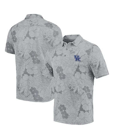 Tommy Bahama Men's Gray Kentucky Wildcats Miramar Blooms Polo Shirt