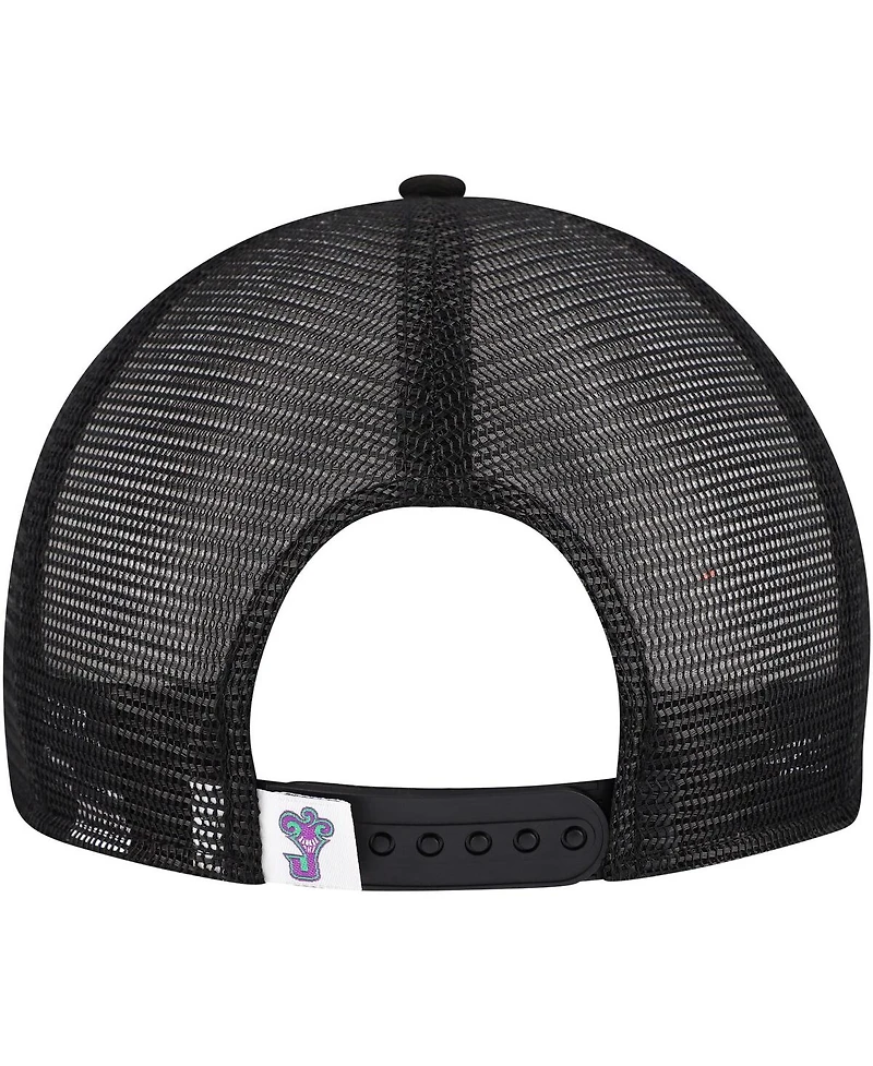 New Era Men's Black Batman 9FIFTY Snapback Trucker Hat