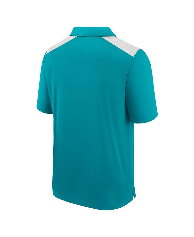 Fanatics Men's Aqua Miami Dolphins Primary Polo