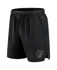 Fanatics Signature Men's Black Baltimore Orioles Front Office Woven Shorts