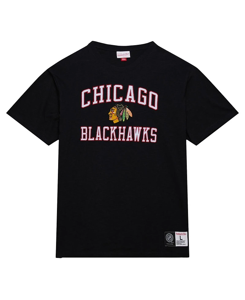Mitchell & Ness Men's Black Chicago Blackhawks Legendary Slub T-Shirt
