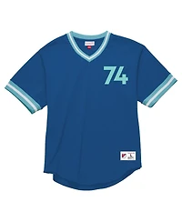 Mitchell & Ness Men's Blue Seattle Sounders Fc Mesh Fashion Jersey