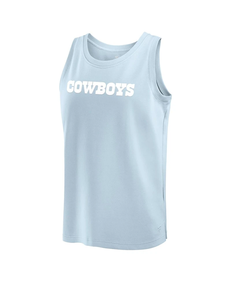 Fanatics Men's Light Blue Dallas Cowboys Elements Tank Top
