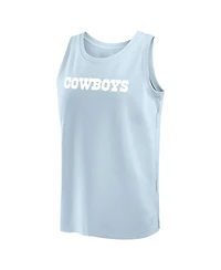 Fanatics Men's Light Blue Dallas Cowboys Elements Tank Top