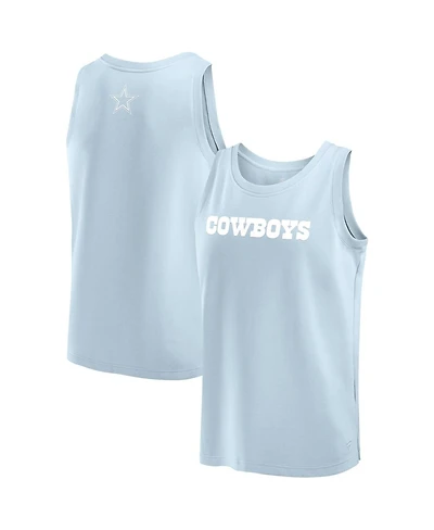 Fanatics Men's Light Blue Dallas Cowboys Elements Tank Top
