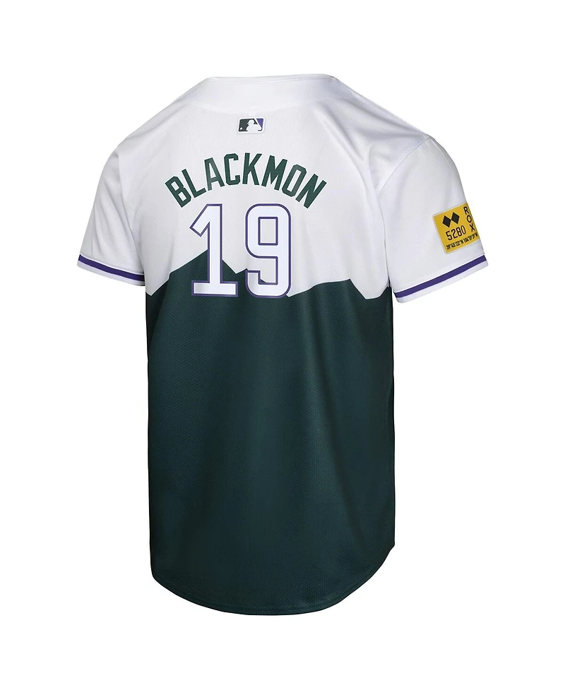 Nike Big Boys and Girls Charlie Blackmon Green Colorado Rockies City Connect Limited Player Jersey