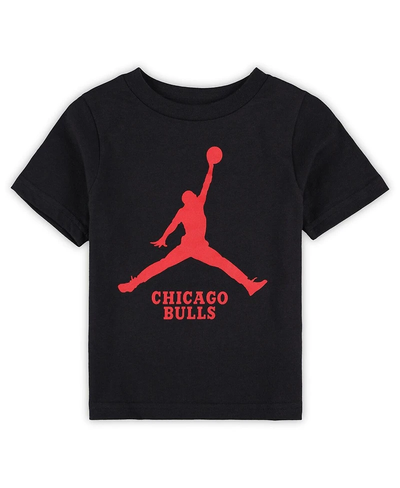 Jordan Toddler Black Chicago Bulls Essential Jumpman T-Shirt