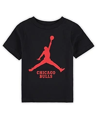 Jordan Toddler Black Chicago Bulls Essential Jumpman T-Shirt