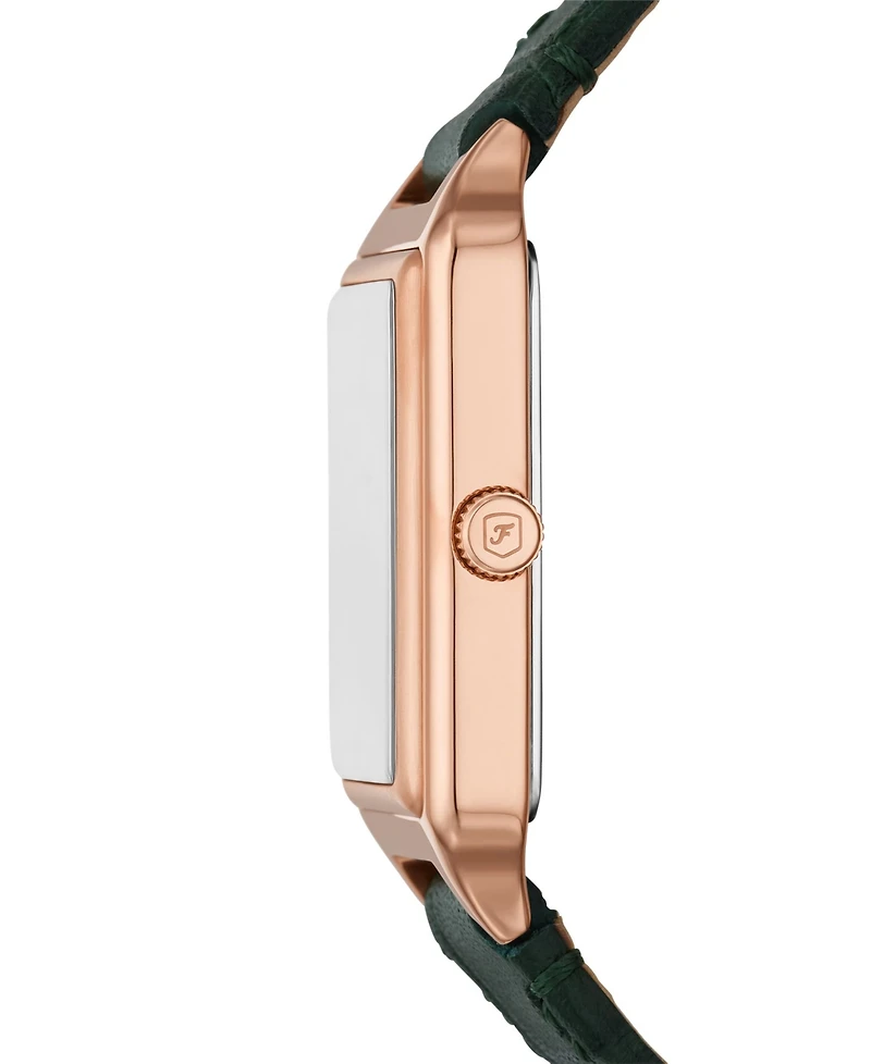 Fossil Women's Quartz Green Croco Watch 23mm