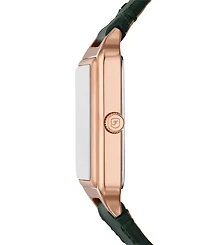 Fossil Women's Quartz Green Croco Watch 23mm