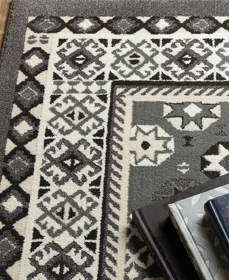 Oriental Weavers Raylan RAY02 2'3x7'6 Runner Area Rug