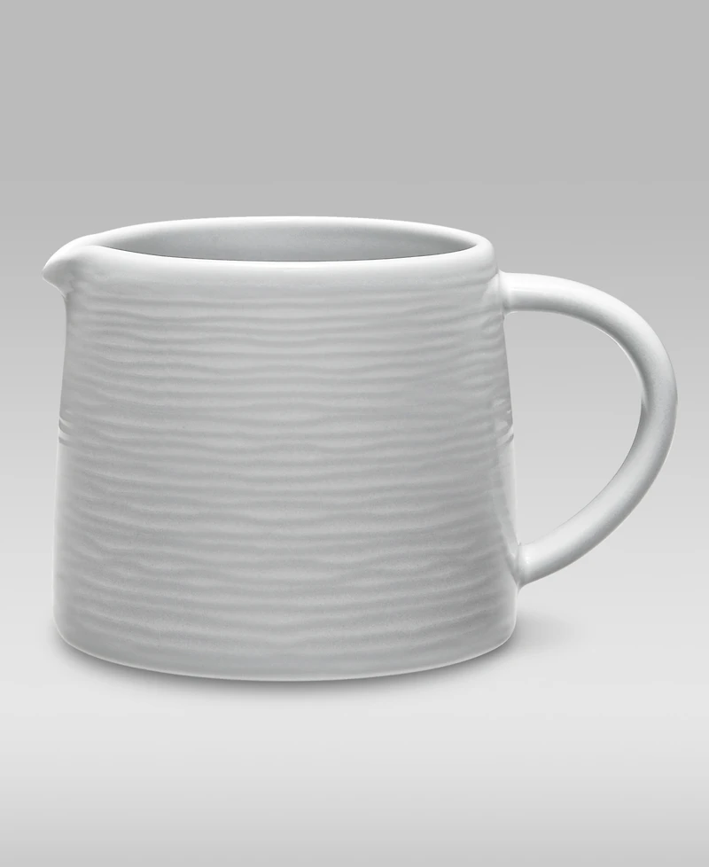 Noritake Colorscapes Black-On-Black Swirl Sugar and Creamer, Set of 2