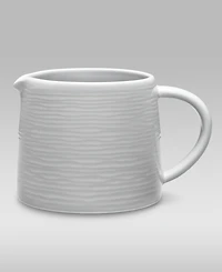 Noritake Colorscapes Black-On-Black Swirl Sugar and Creamer, Set of 2