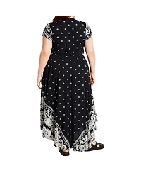 City Chic Plus Size Sky Maxi Dress