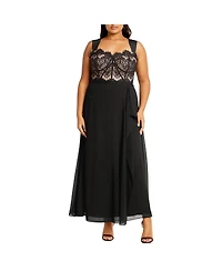 City Chic Plus Sweet Evie Maxi Dress