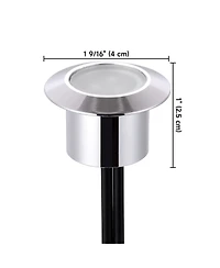 5pc Deck Garden Malls Landscape Warm White Led Lights Low Voltage Waterproof