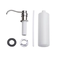 Yescom Built In Soap Dispensers Liquid Lotion Pump for Kitchen Bathroom Sink Refillable 400ml Bn