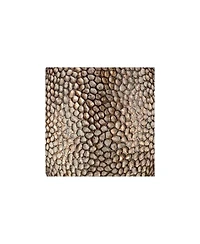 360 Lighting Chalane Rustic Accent Table Lamp 23 1/2" High Antique Bronze Hammered Texture Natural Beige Linen Shade for Bedroom Living Room Beds