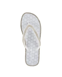 Juicy Couture Women's Surprise 2 Embellished Flip Flop Sandals