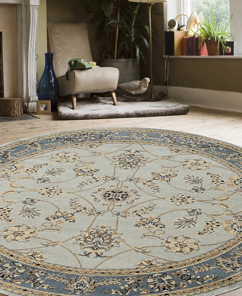 Closeout! Km Home Pesaro 5'3"x5'3" Round Area Rug