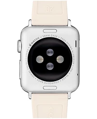 Coach Women's Chalk Floral Print Silicone Strap for Apple Watch 38mm, 40mm, 41mm