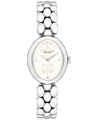 Coach Women's Silver Sammy Stainless Steel Watch 22.5mm