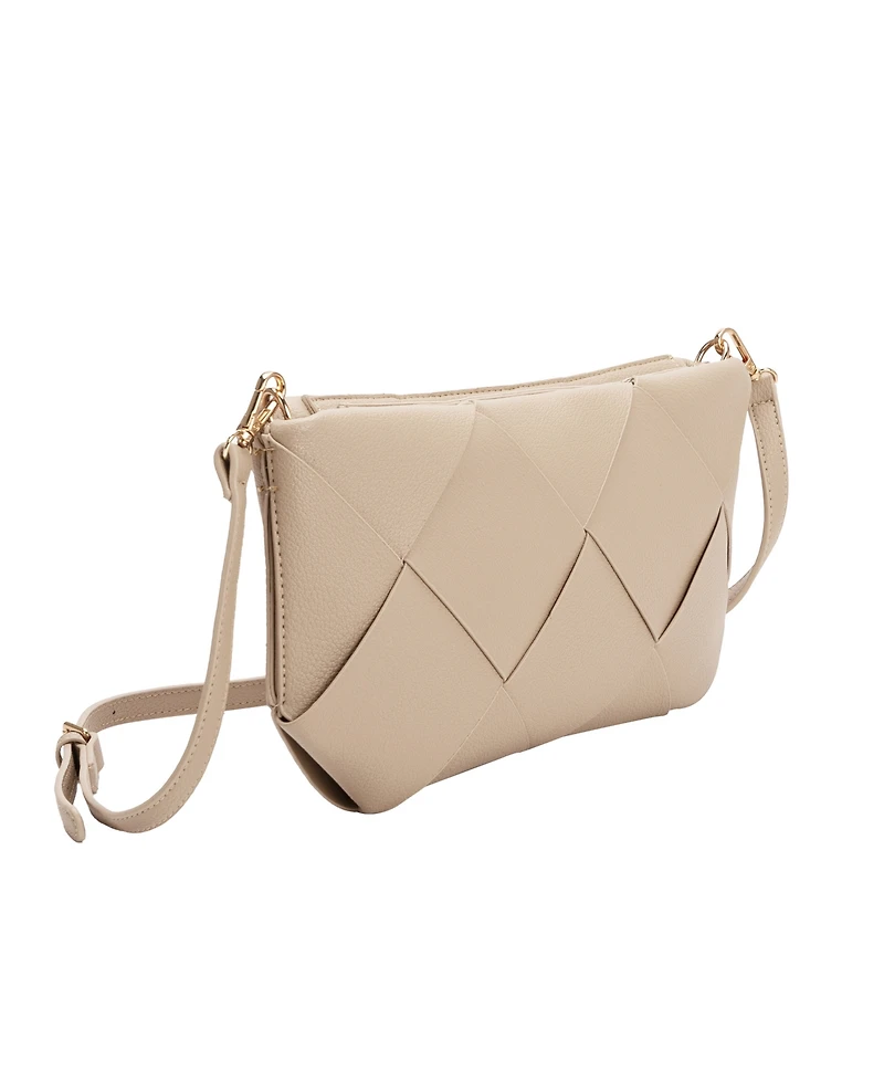 Melie Bianco Women's Connie Zipper Crossbody Handbag