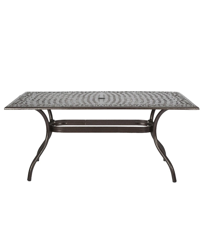 Streamdale Elegant Cast Aluminum Lattice Dining Table