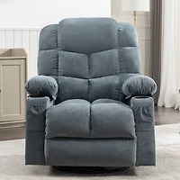 Streamdale 8-Point Massage Recliner with Heat, Rocking, Usb Charging, and Storage
