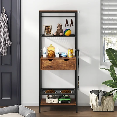 Streamdale Furniture Premium Dog Feeding Station with Storage and Adjustable Height