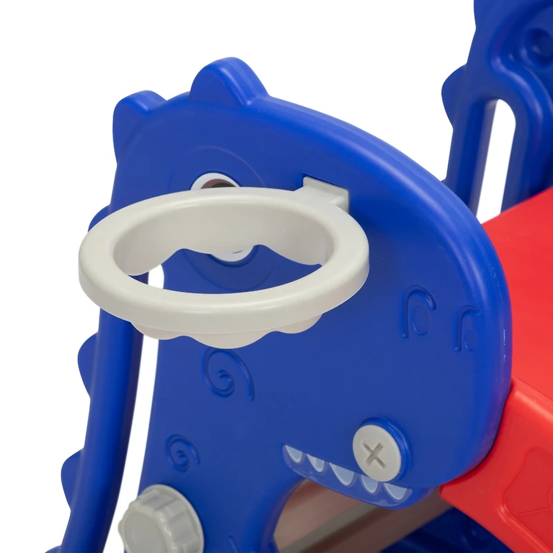 Streamdale Toddler Slide with Basketball Hoop for Indoor and Outdoor Play