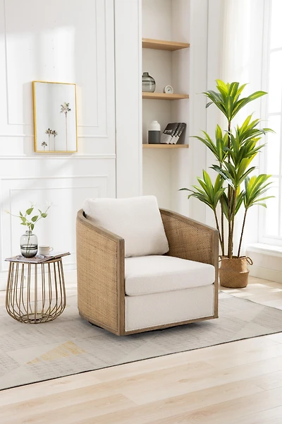 Streamdale Cozy Swivel Barrel Chair