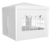 10'x10' Party Tent Outdoor Heavy Duty Gazebo Wedding Canopy + 4 Removable Walls