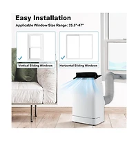15000 Btu Portable Air Conditioner with Heat and Auto Swing