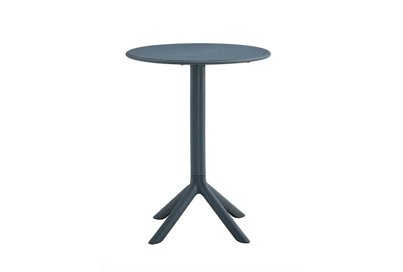 Streamdale 3 piece plastic arm chair Bistro Grs Premium Ocean Plastic, Charcoal