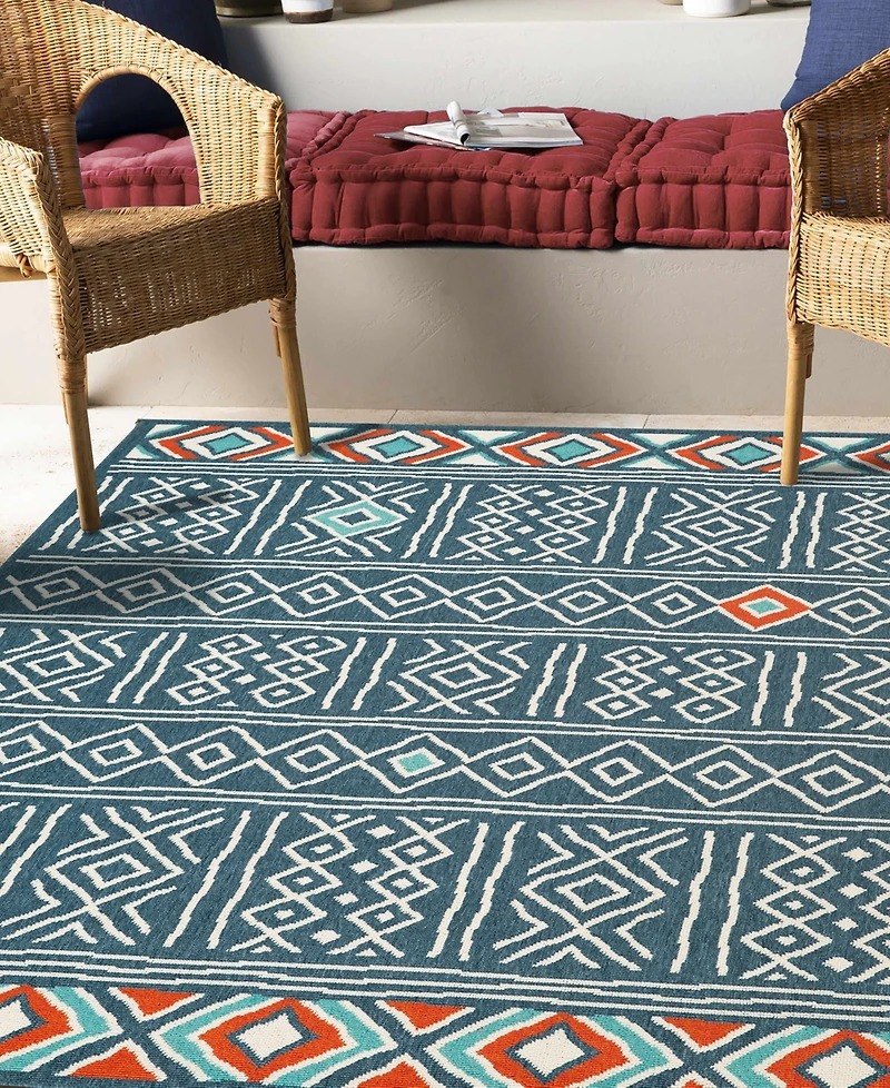Lr Home Trixie 8'x9'9" Outdoor Area Rug