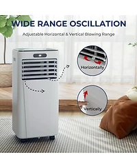 10000 Btu 4-in-1 Portable Air Conditioner with Dehumidifier and Fan Mode