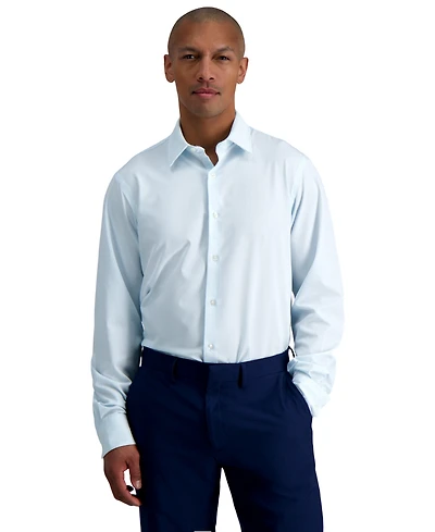 Haggar Men's Smart Wash Slim Fit Dress Shirt